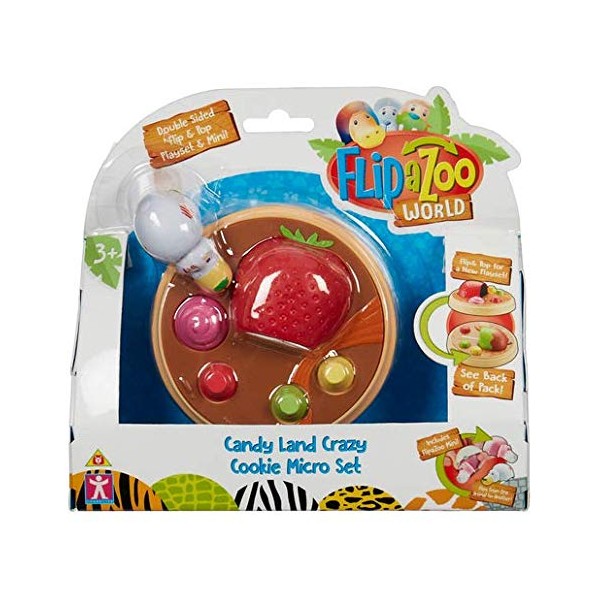 FlipaZoo World Snowy Day Flying Saucer or Candy Land Crazy