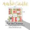 6x6 Pattern Paper Pack – Fair Isle Christmas - for