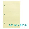 1InTheOffice 5.5 x 8.5 Paper, Pastel, College Ruled Mini Binder
