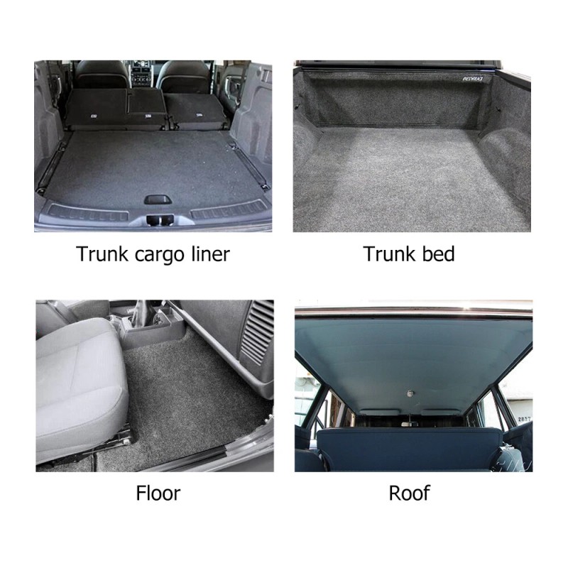HOMCHEK Sub woofer Speaker Box Carpet -Audio Video Wrap Trunk