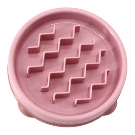 Outward Hound Fun Feeder Slo Bowl, Slow Feeder Dog Bowl, Small/Tiny, Pink