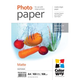 Colorway Matte Photo Paper: 135 g/m? – A4 – 50 Bl.
