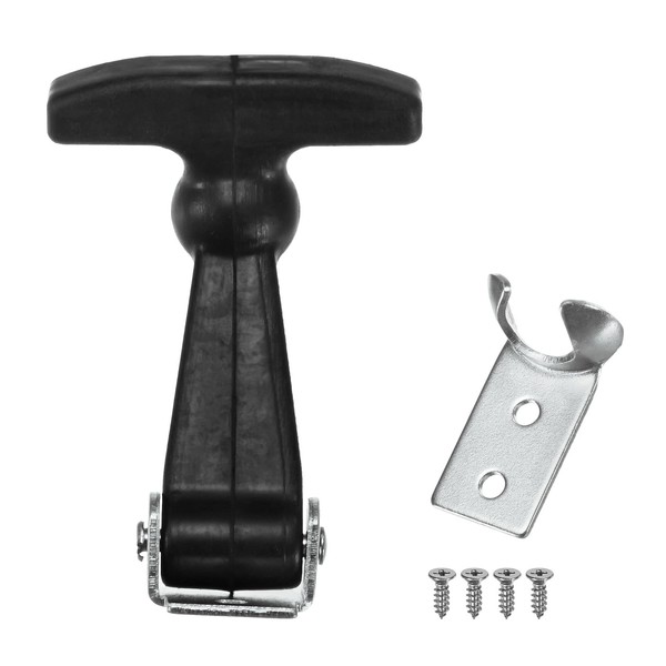 M METERXITY 1-Pack Elastic SPCC Rubber Hood Catch, 2" Flexible