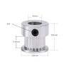 2pcs GT2 Timing Belt Pulley 20 Teeth 8mm Bore Aluminum