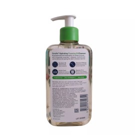 CeraVe Hydrating Foaming Oil Cleanser Hyaluronic Acid and Ceramides Dry Skin 8oz