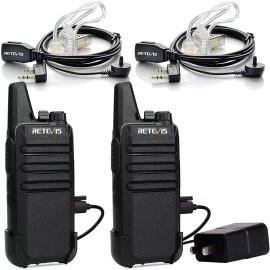 Retevis 2*Retevis RT22 UHF Walkie Talkies Two Way Radios for School/Church&