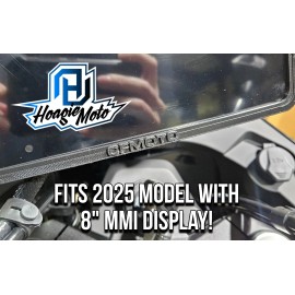 HoagieMoto 2025 CFMoto Ibex 800E Sun Shade Speedometer Visor Slip-On for 8" MMI Display