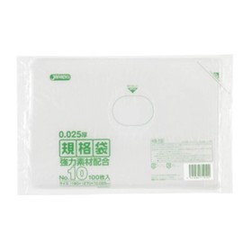 Japax Plastic Bags, Transparent, Width 7.1 x Height 10.6 inches (180 x 270 mm), Thickness 0.001 inches (0.025 mm), LD Standard Bags No. 10 KS10, Pack of 100