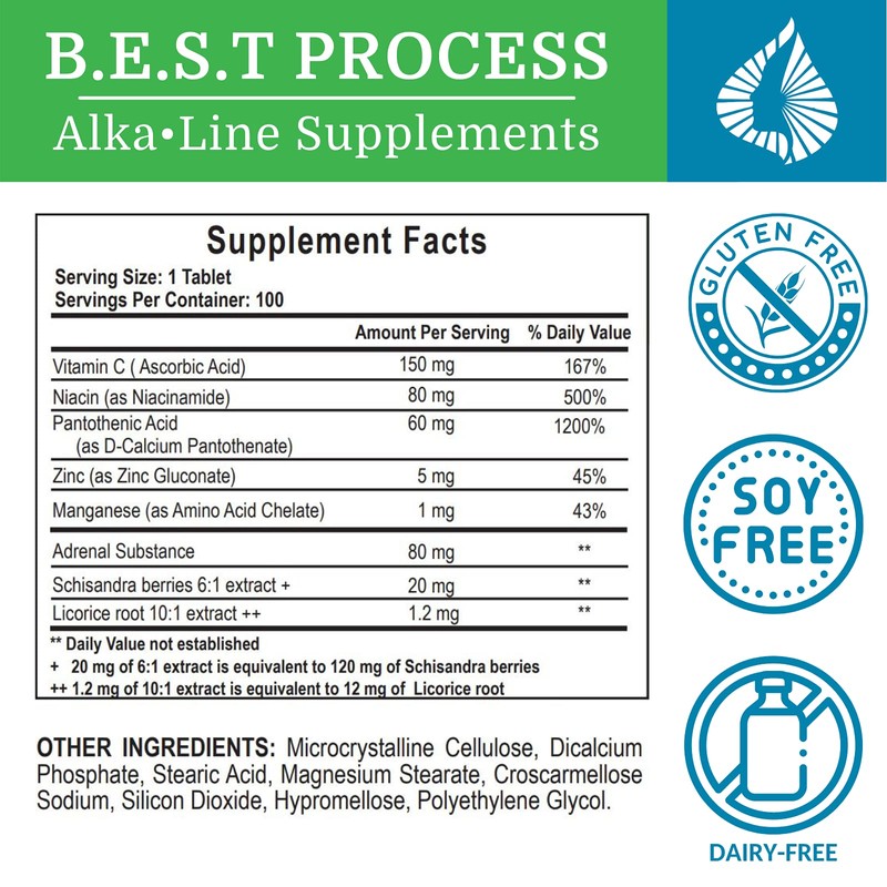 Morter HealthSystem Adrenergy Best Process Alkaline — Natural Adrenal Support