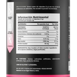 Myo Y D-chiro Inositol De 240 Cáps. Inositol Platinum B Life.
