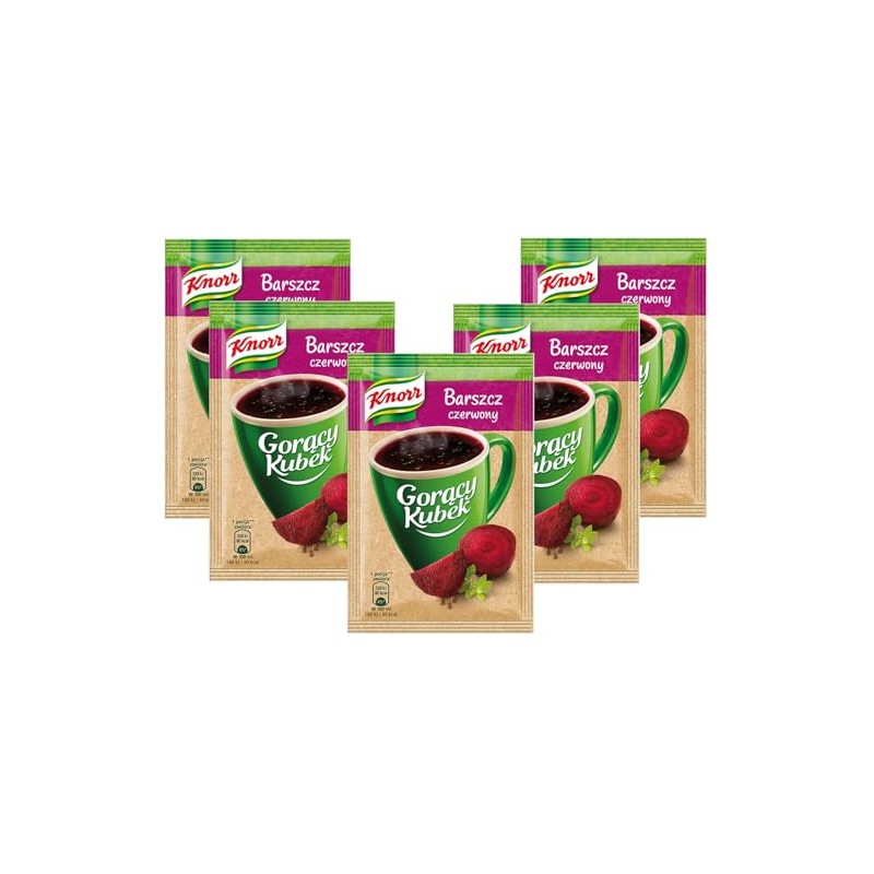Knorr Goracy Kubek Red Borscht Soup 5-pack 5x17g/5x0.6oz