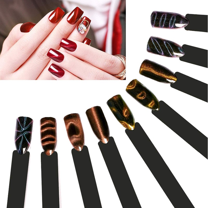 Magnet Nail Art Polish Tool Set, Cat Eye Gel Polish