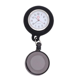 iplusmile Reloj Para Mujer Reloj De Reloj De Retráctil Con Segundero Para Enfermeras Clip Digital En Reloj De Reloj De Portátil Para Enfermeras Médicos Reloj Retráctil