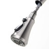 GORDEE Kitchen Faucet Sprayer Head Replacement, 3-Function(Stream/Spray/Aqua Blade) Sprayer Spout