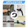 36PCS 1/2" Double Cable Clamps 304 Stainless Steel with Upgraded