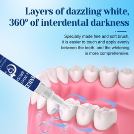 Pack of 2 Teeth Whitening Pen, Quick Whitening, Teeth Whitening Pen, Fast Whitening Teeth Applications, Teeth Whitening Essence Pen, Teeth Very Easy at Home Whitening