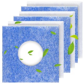 Jortmrd 6 pieces filter for Limodor fan LF/ELF and conversion kit F/C, type F-LF/5 00010 LIG fan replacement filter - 22.6 x 22.6 x 1.9 cm, hole diameter 95 mm, dust filter, air filter, filter class