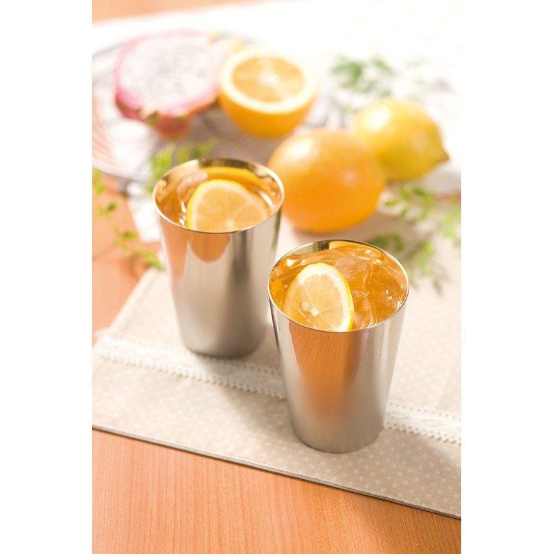 Enzo Premium Stainless Steel Tumbler (Gold-plated Exterior)