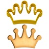 Crown Cookie Cutter (4x2.8") - Perfect for Royal-Themed Desserts, Fondant,