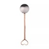 Small Heart Spoon in Brushed Stainless Steel & Copper Love