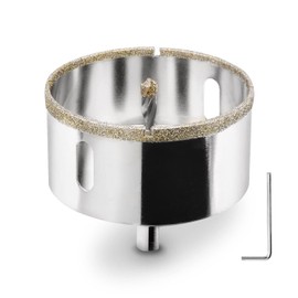 Glass Drill Hole Saw 68 mm Drill Hollow Drill Bit with Hex Shank for Glass Tile Ceramic Marble Granite