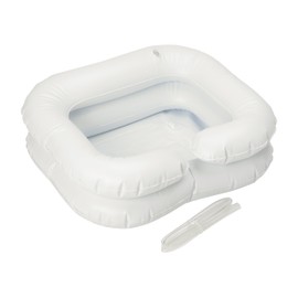 HOMECRAFT Inflatable Shampoo Basin, Wash Hair in Bed, Long Term Bedrest, Disabled, Handicapped, Easily Clean and Conditions Hair, Easy to Inflate, Assistive Aid, (Eligible for VAT relief in the UK