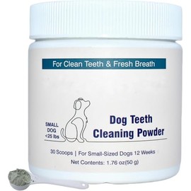 Dog Powder for All Dogs, Easy to Use Effective Solution for Cleaning Your Dogs Teeth