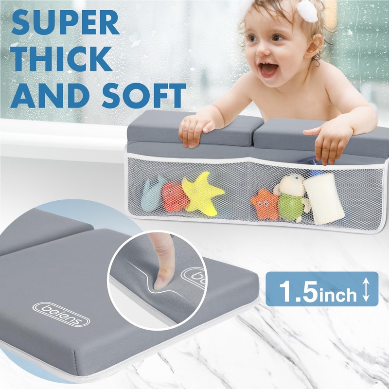 beiens Bath Kneeler and Elbow Rest Pad Set - 1.5''