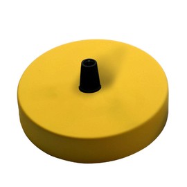 LEDSone 3.93 Inches Light Fixture Ceiling Canopy Kit Pendant Light Canopy Plate Cover with All Mounting Hardware for Chandelier or Pendant Light (Yellow)
