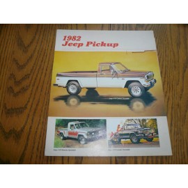 1982 Jeep Pickup Sales Brochure - Vintage Original