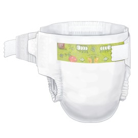 Cardinal Health Baby Diapers Wings Size 1 Small 8 - 12 lbs PK of 40