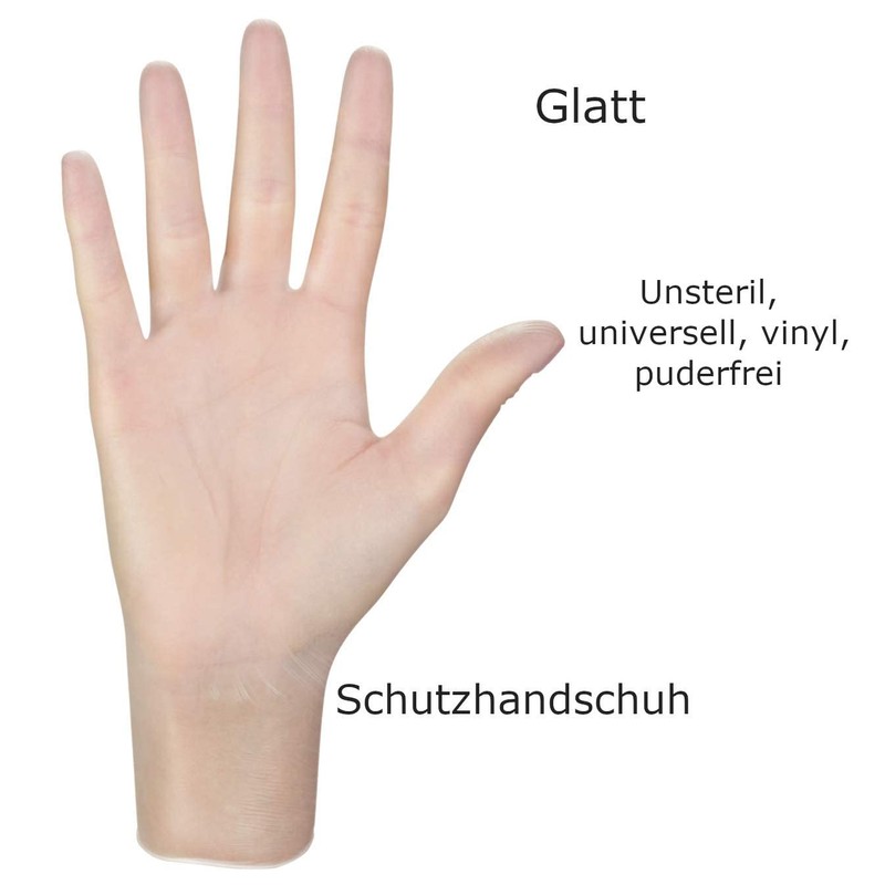 Vinyl gloves MERCATOR SIMPLE VINYL - Size S - Disposable