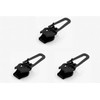 ZlideOn Zip Replacement – Pack of 3, Black, Large –