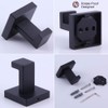 BEIGEEWY 3-Pieces Set Matte Black Bathroom Hardware Set SUS304 Stainless