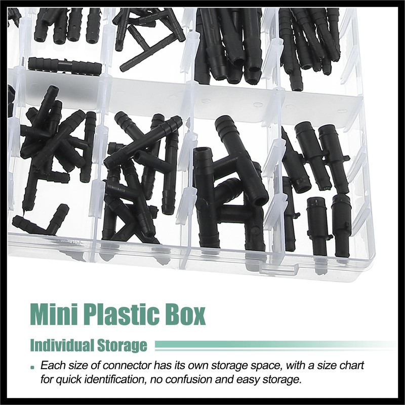 Hihaha 113 Pcs Automotive Vacuum Hose Connector Assortment Kit Durable