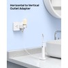 TROND Multi Plug Wall Outlet Extender - 3 Pack Horizontal