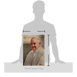 Build Future Together Pope Francis Catholic Gift Canvas Tapestry Plaque Kit Memorabilia Decor Fabric Quote Room Burlap Textile Church Wall Art Banner Remembrance Sign Fathers Day Religious Decoration