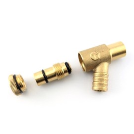 T-DOC 15mm Drain-Off Valve from TeslaUK - Standard Model. Leak-Free. No More perished and Stuck washers. Pack of 5
