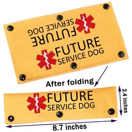 PWHAOO Future Service Dog Leash Sleeve Service Dog Leash Wrap Working Dog Leash Wrap (Future Service Sleeve)