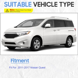 Gariqe 545011JA0A,545001JA0A Front Suspension Kit Lower Control Arm w/Ball Joint& Bushing Compatible With 2011-2017 Nissan Quest