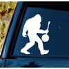 Bigfoot with Banjo Decal Sticker for Car Window BG 123