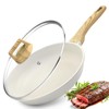 GiPP Nonstick Frying Pan Skillet with Lid - 11" White