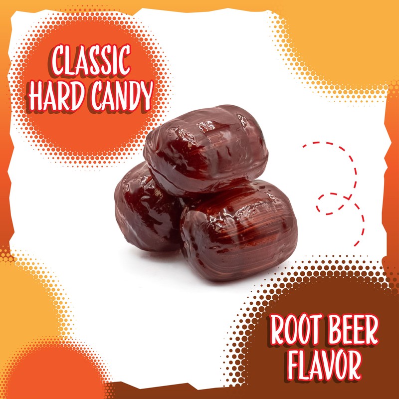 Root Beer Barrels Hard Candy | 1-Pound Bag, About 75
