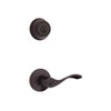 Kwikset SmartKey Security Venetian Bronze Lever and Single Cylinder Deadbolt