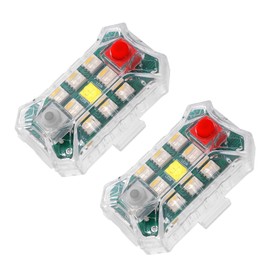 Drone Waterproof Mini Strobe Light, Anti-Collision Light, Rechargeable Drone Lights for Night Flying for DJI Neo/Avata 2/Air 3S/Mini 4 Pro/Mini 4K/Most RC Drone Accessories (2PCS)