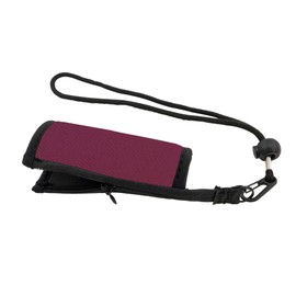 Pair of Purple Padded Neoprene Crutch Handle Grip Covers for Comfort with Wrist Strap - by Lifeswonderful