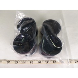 RPM Set of 4 New Black Wheels for RC Truck Car Mud Rock Crawler 2-3/8" Diameter