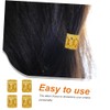 Hair Braid Accessories, 60 Aluminium Braid Locks, Adjustable Metal Cuffs,