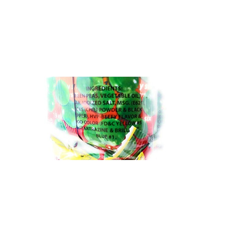 Muncher Green Peas Pack of 10 Original Flavor 2.46 Oz