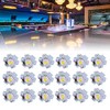 POCREATION 25Pcs AXD-1W-5V LED Chips, 5V LED Chip Bulb, 200LM